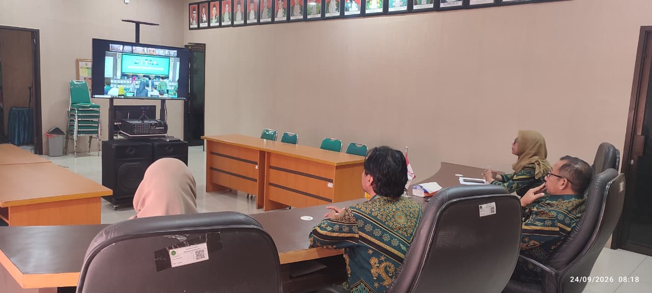 Ketua PA Bojonegoro Ikuti Kuliah Umum dan Sosialisasi Program Kertagama Secara Daring